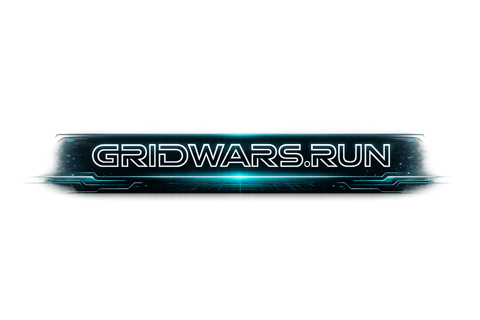 GridWars.run — neon grid banner